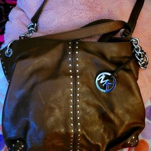 Large Leather Michael Kors Bag Brown. Great condition. Hardly used